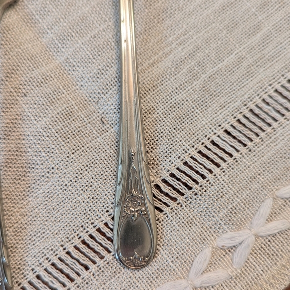 Vintage 1946 (8) Silver plated Cocktail Forks - "Newport" Pattern - Picture 2 of 7